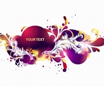 Abstract Fantastic Floral Vector Graphic