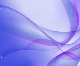 Abstract Blue Purple Waves Vector Background