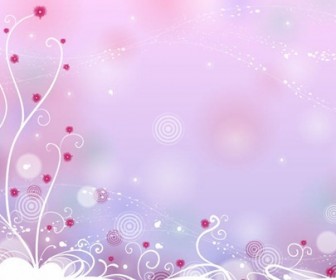 Abstract Design Floral Background Vector Graphic