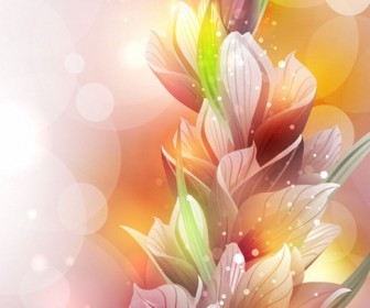Spring Lily Flower Vector