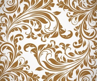 Abstract Floral Pattern Background Vector