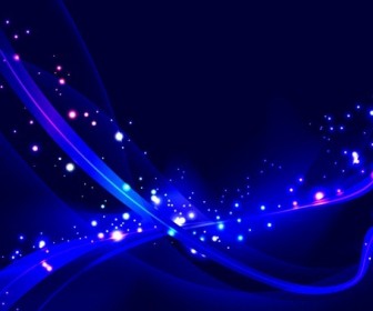Abstract Blue Stylish Fantasy Background