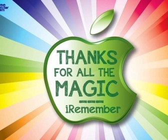 Steve Jobs Apple Vector Graphic