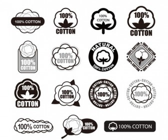 Cotton Logo Vector Set