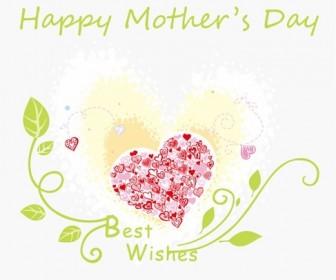 Happy Mother's Day Vector Illustration