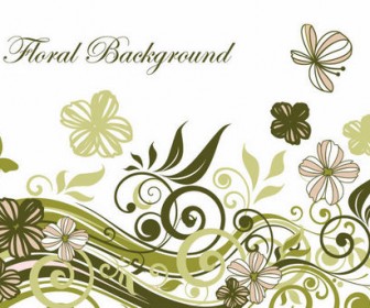 Floral Background Vector Illustration