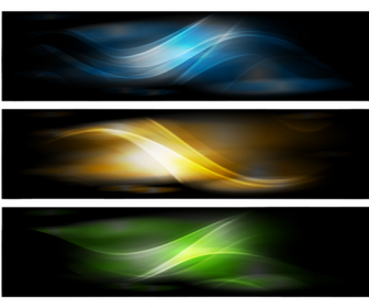 Abstract Design Banners Vector Background