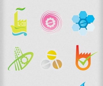 Free Vector Industrial Logo Elements