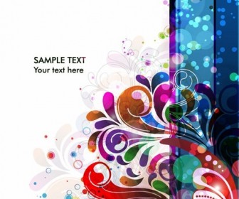 Abstract Background Vector Colorful Background