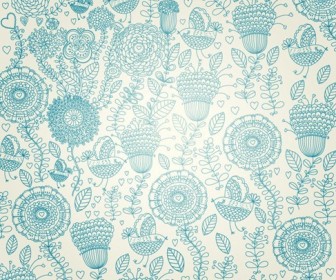 Free Vintage Floral Background