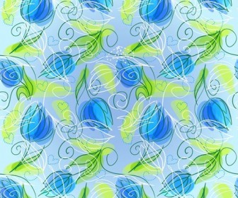 Abstract Floral Seamless Vector Background
