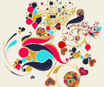 Abstract Swirls Vector Art