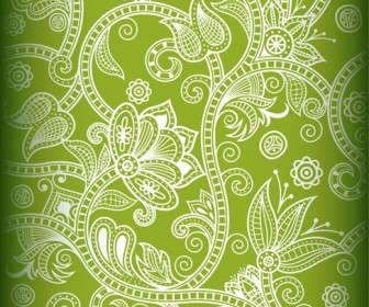Seamless Floral Vector Background