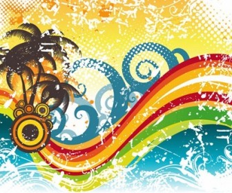 Abstract Wave Vector Illustration