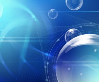 Technology Style Blue Background Vector