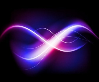 Abstract Glowing Background Vector Graphic