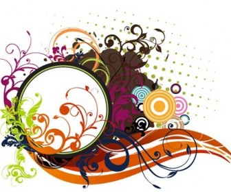 Floral Background Illustration Vector