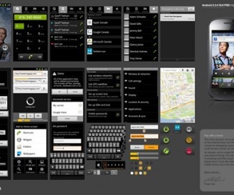 Android 2.3.4 GUI PSD High-Density