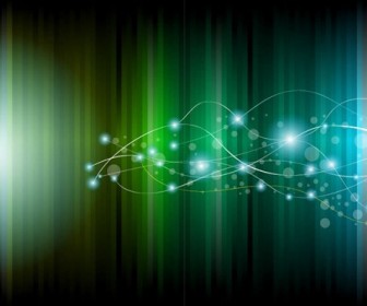 Abstract Glowing Background Vector Illustration