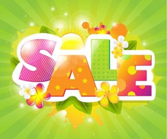 Summer Sale Poster Design Vector Illustration
