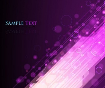 Abstract Lights Purple Background Vector Graphic