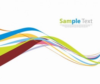 Rainbow Colors Abstract Background Vector Graphic