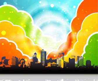 Urban Rainbow Vector Illustration