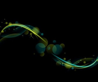 Futuristic Abstract Glowing Vector Background