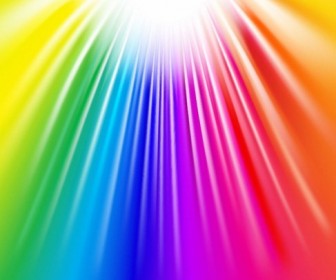 Colorful Explosive Glow Vector Background