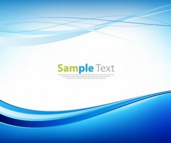 Blue Wave Abstract Background Vector