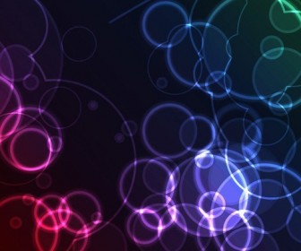 Dreamlike Abstract Color Vector Background