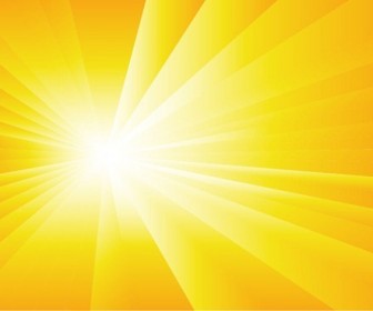 Summer Background with Sun Burst