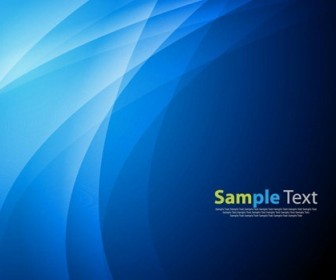 Blue Abstract Wave Background Vector Graphic