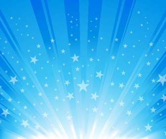 Exploding Star Burst Background Vector Graphic