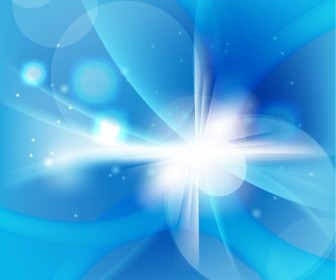 Abstract Cold Blue Background Vector