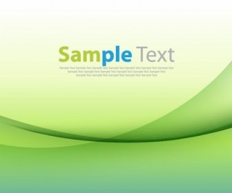 Abstract Green Background Vector Illustration