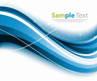 Abstract Blurred Wave Background