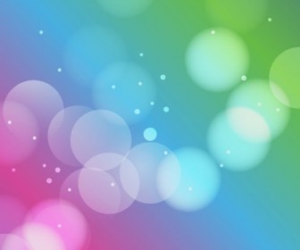 Designed Colorful Bokeh Background Vector Graphic