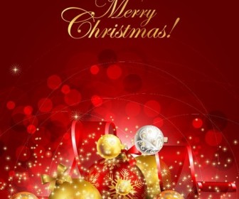 Beautiful Christmas Background Vector Graphic