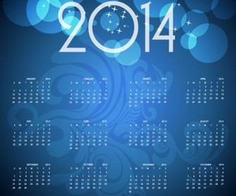 Calendar 2014 Vector