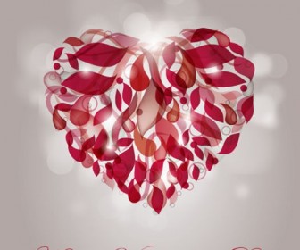 Abstract Heart for Valentines Day