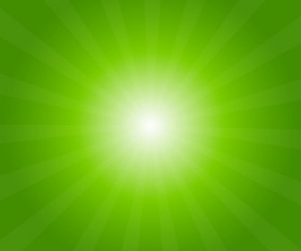 Green Light Burst Abstract Background