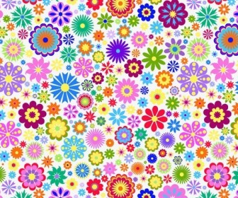 Flower Background Design Vector Illustration
