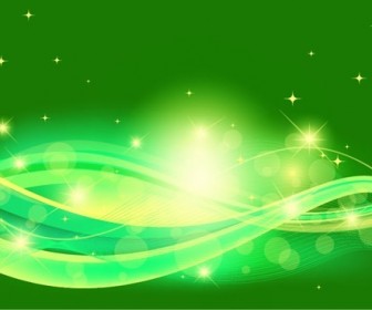 Abstract Green Background Design Vector Illustration