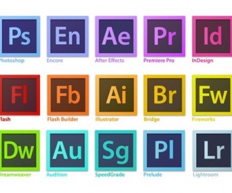 Adobe Creative Suite Family Software Logo Vector