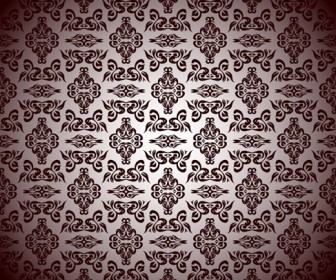 Royal Floral Pattern Background Vector Graphic