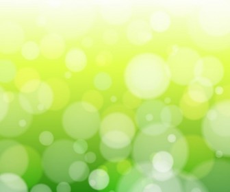 Abstract Green Bokeh Background Vector Graphic