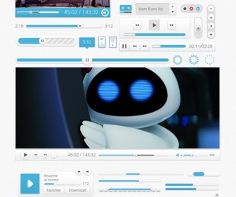 Free Minimal GUI Set