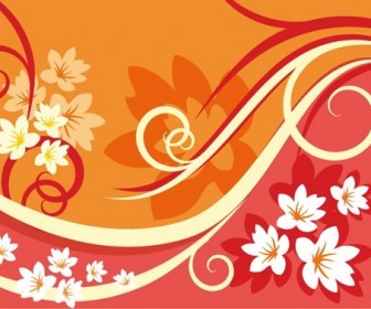 Flower Background Element For Design Vector Illustration