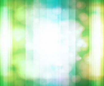 Bokeh Design Green Vector Background